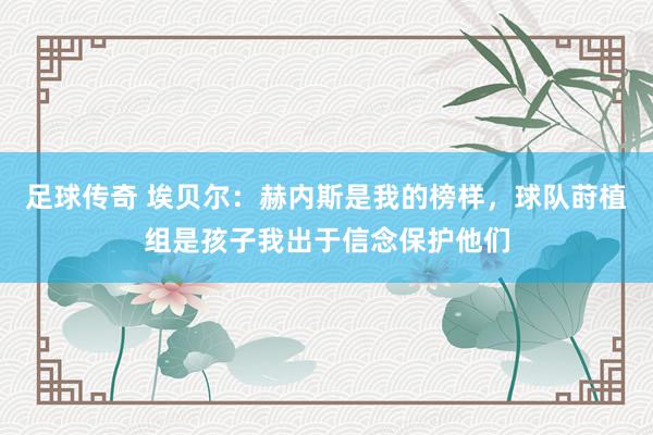 足球传奇 埃贝尔：赫内斯是我的榜样，球队莳植组是孩子我出于信念保护他们